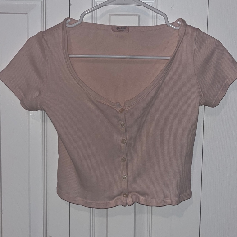baby pink john galt tee